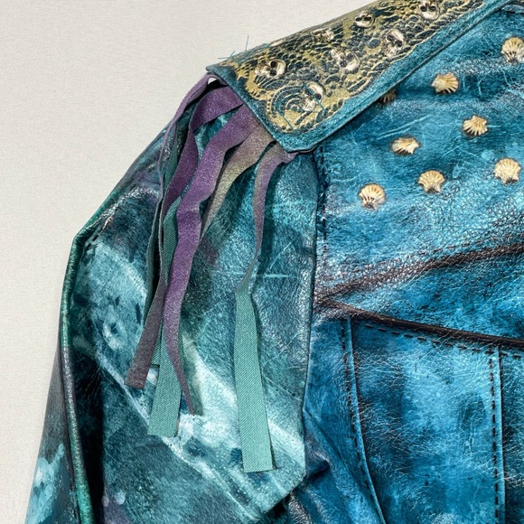 Disney Descendants 2 Uma Halloween Costume Dress Jacket Girls 9-10 - Picture 14 of 16